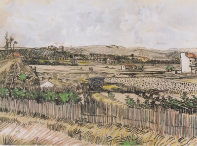 Harvest in Provence by Vincent van Gogh